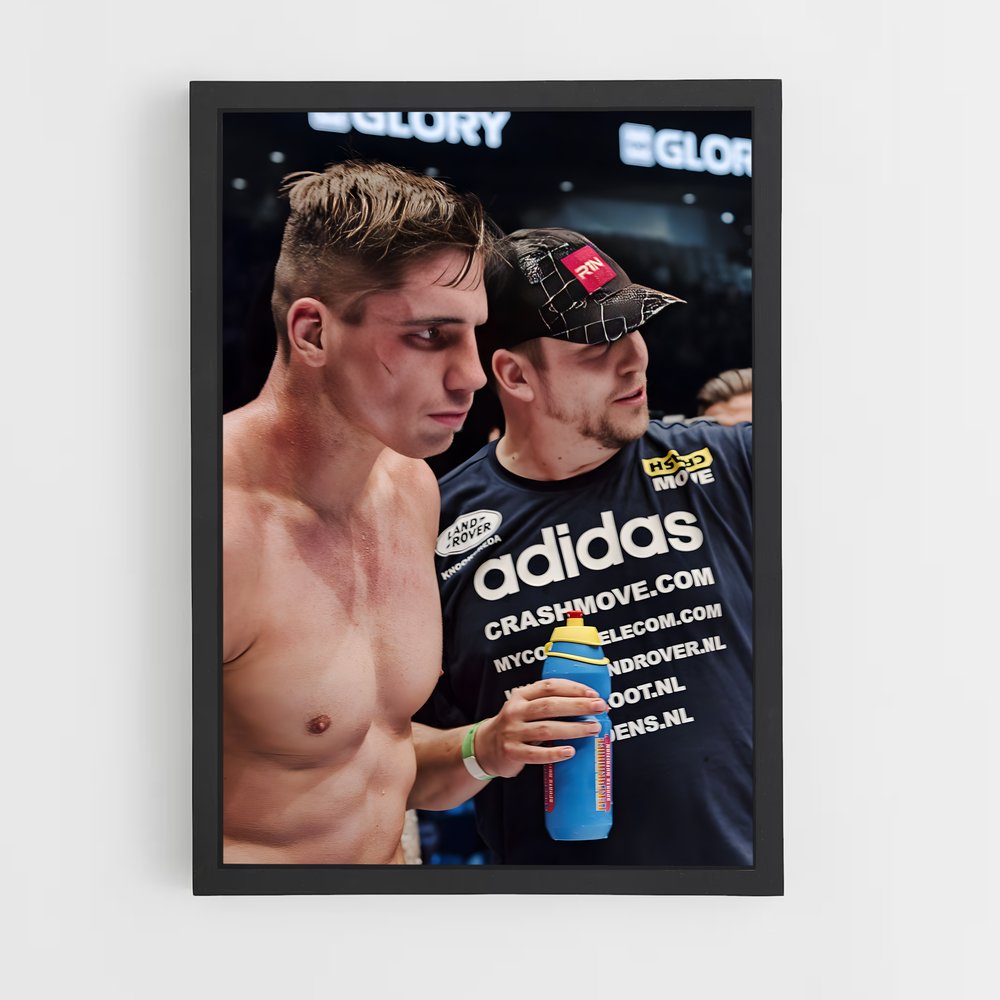 Poster L'Homme de la Soirée – affiche Kick-boxing (vue 2)